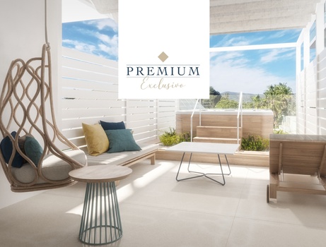 'the tower' terrace solarium jacuzi premium Villa Luz Family Gourmet & All Exclusive Hotel Gandia
